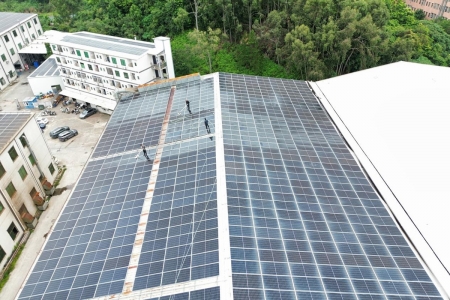 东莞市清溪镇743.4KWP光伏发电